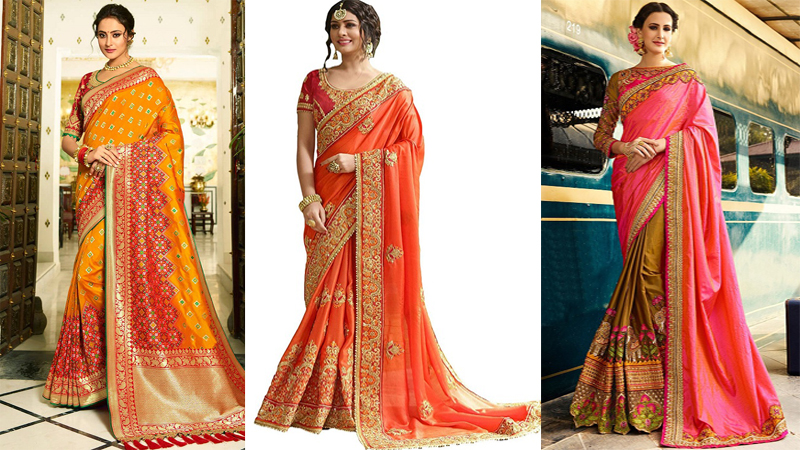 5 Latest Party Wear Sarees Range From $200 – $300 In Amazon