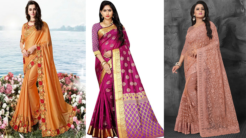 5 Best Designer Sarees Range From $100 – $200 In Amazon