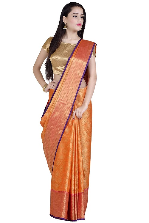 Cotton Silk Blend Banaras Saree