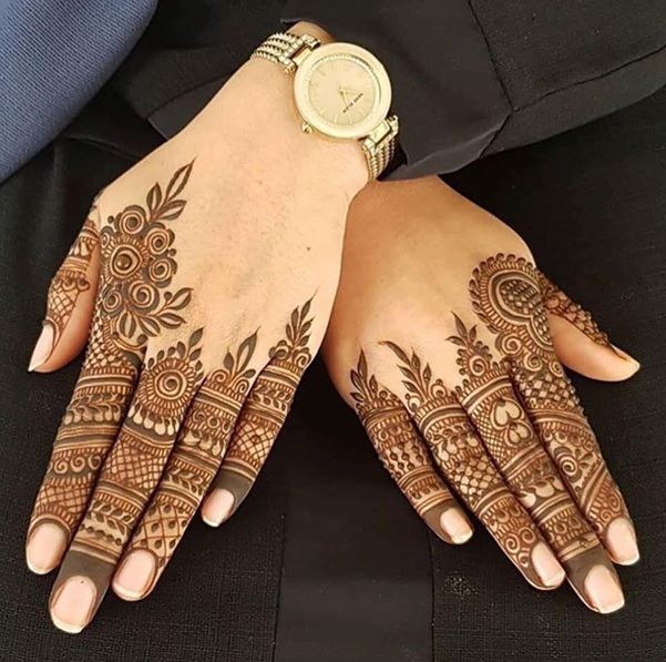 Finger Mehandi Designs Arabic