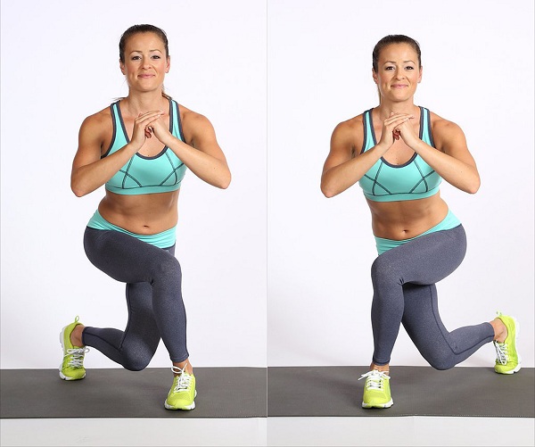 Curtsy Lunges Exercise