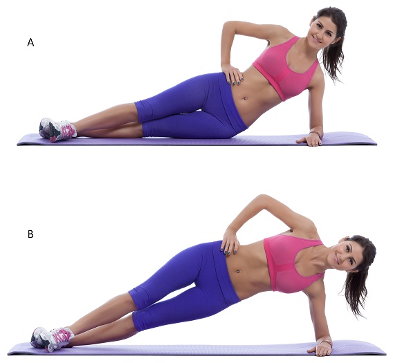 Side Plank Hip Lifts Exercise