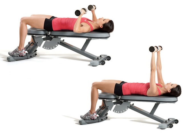 Bench Press With Dumbbells