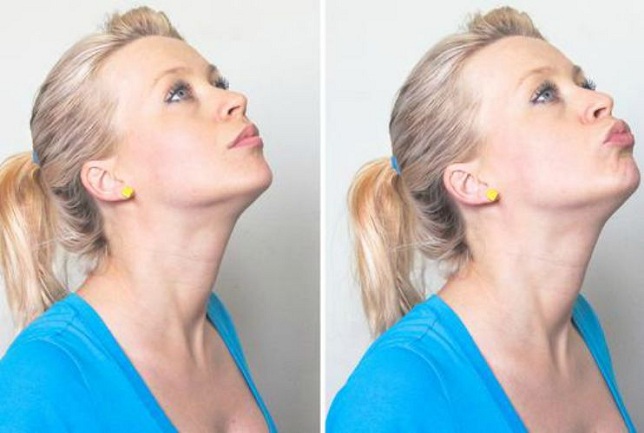 exercises to get rid of neck fat