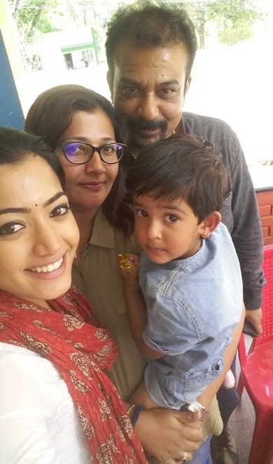 Rashmika Mandanna Family Photo