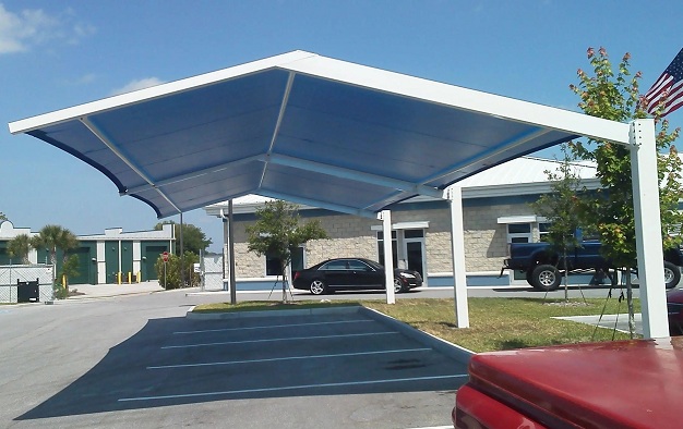 Cantilever Car Parking Shed