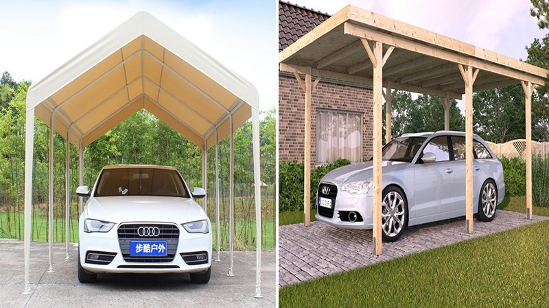 10 Latest Car Parking Shed Designs With Pictures In 2023