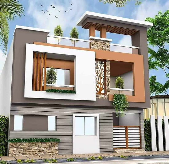3D House Design Front