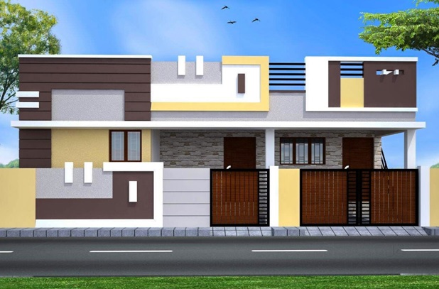 Indian Front House Design