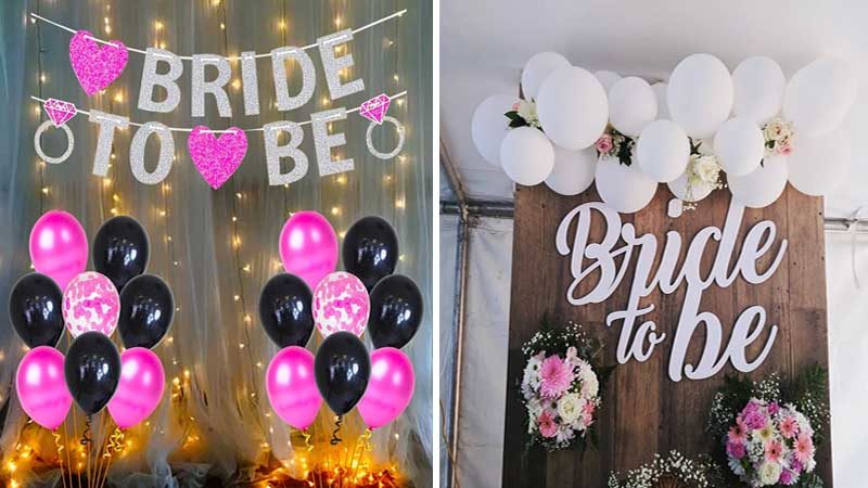 20 Simple Bride To Be Decoration Ideas At Home 2023