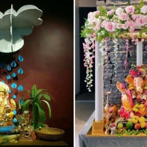 25 Simple & Best Ganpati Decoration Ideas at Home 2023