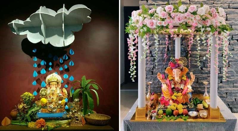 25 Simple & Best Ganpati Decoration Ideas at Home 2023
