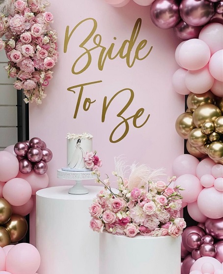 bride to be decorations at home simple 