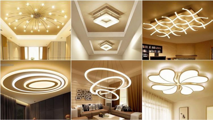 Central Pop Ceiling Design Ideas For Living Hall