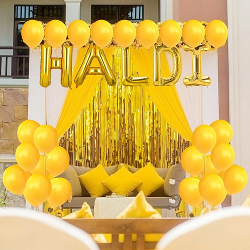 haldi balloon decoration 