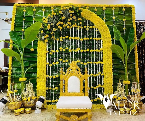 haldi decoration images 