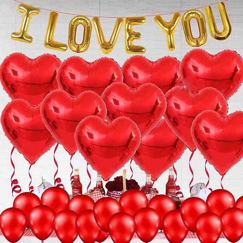 Heart Shape Balloon Decoration