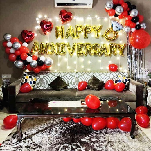 home anniversary decorations 