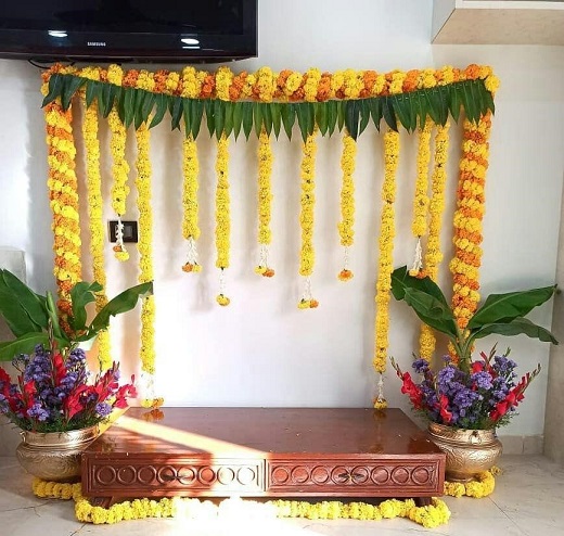 haldi function decoration 