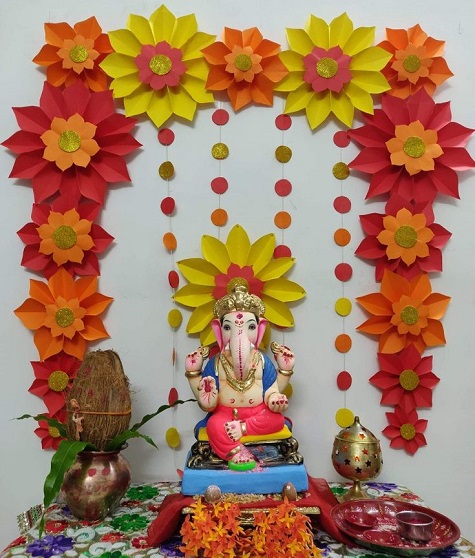 best ganpati decoration at home
