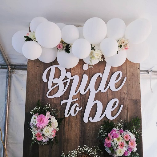 simple bride to be decorations at home 