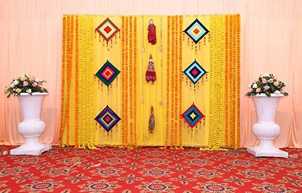 haldi program decoration 