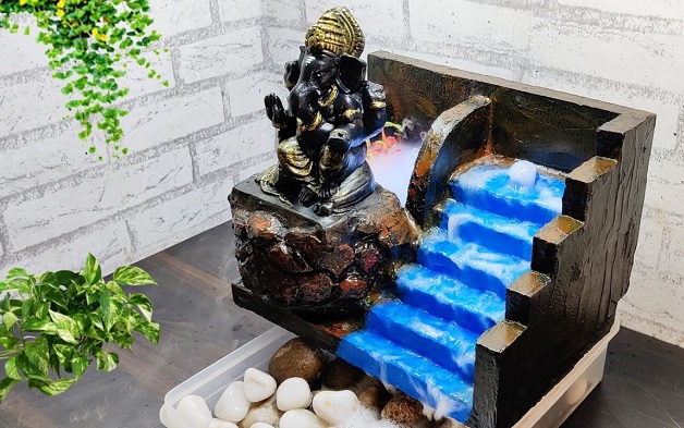 easy ganesh decoration at home 