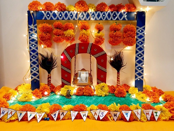 janmashtami decoration at home 2023 