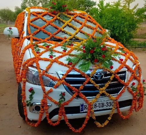 Car Flower Decoration