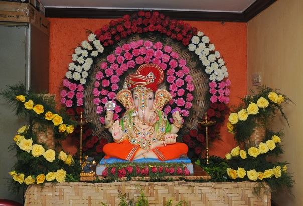 Ganesha Flower Decoration