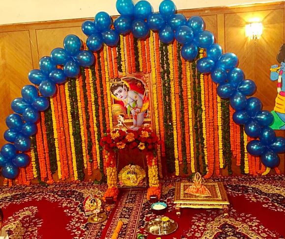 shri krishna janmashtami decoration 