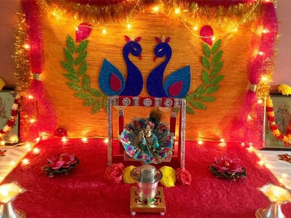 krishnashtami decoration at home 