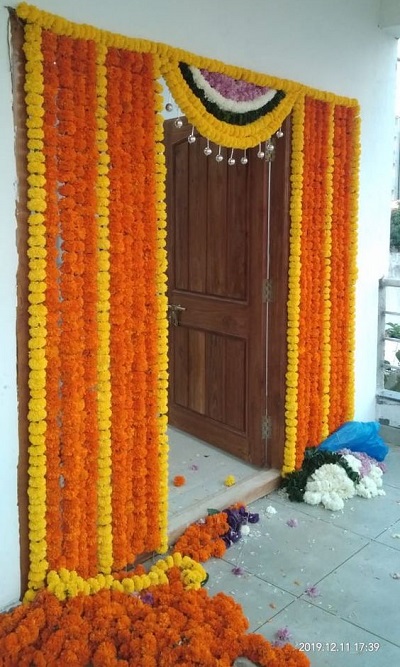 Main Door Flower Decoration