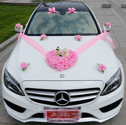 wedding car decoration 