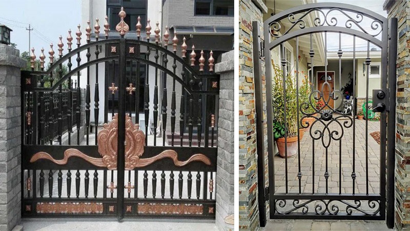 20 Simple and Modern Gate Designs For Houses 2023