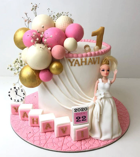 1st Birthday 5kg Cake Designs