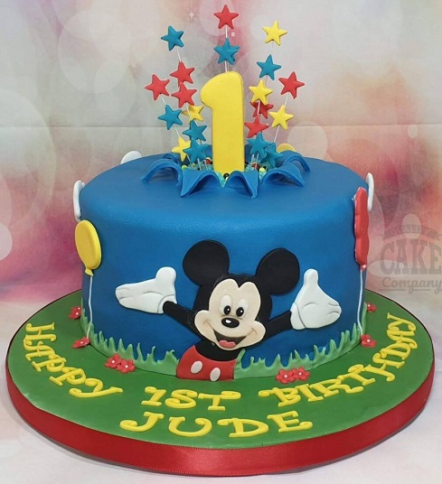 1st Year Birthday Cake Design