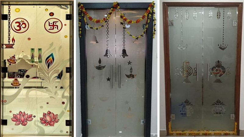 10 Best Pooja Room Glass Door Designs for Indian Homes 2024