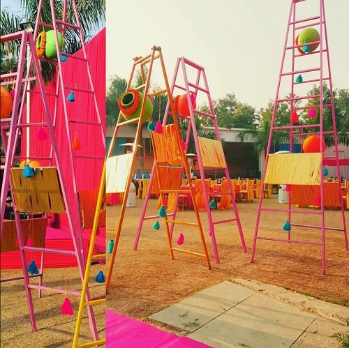 Holi Decoration Outdoor