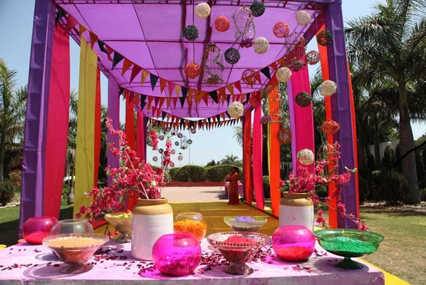 Holi Theme Decoration Ideas