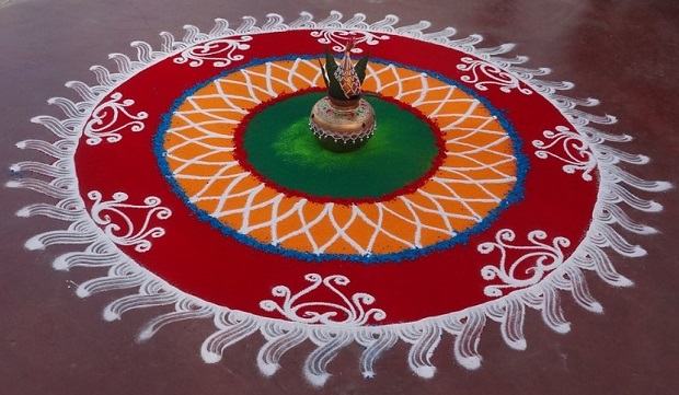 Sankranti Special Rangoli Decoration