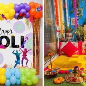 15 Simple Holi Party Decoration Ideas At Home 2023