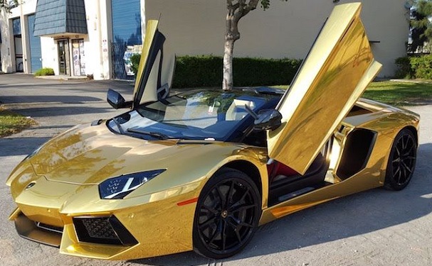Gold Lamborghini Pictures