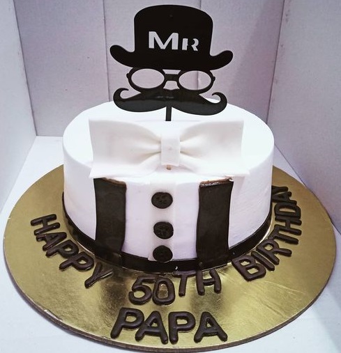 50th Birthday Cake Design For Dad