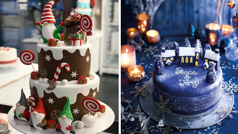 10 Best Christmas Cake Decoration Ideas In 2023