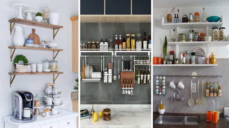 10 Simple Kitchen Shelf Designs In India 2024