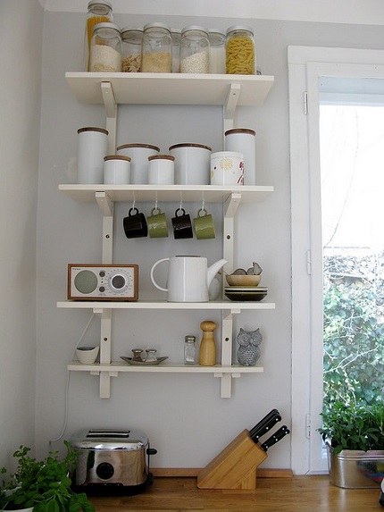 Small Kitchen Shelves Ideas