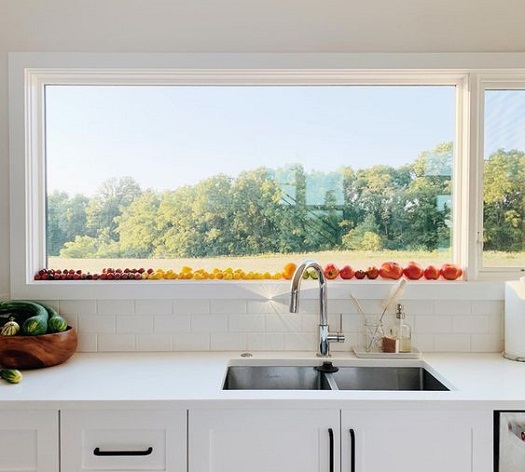 Simple Kitchen Window Design