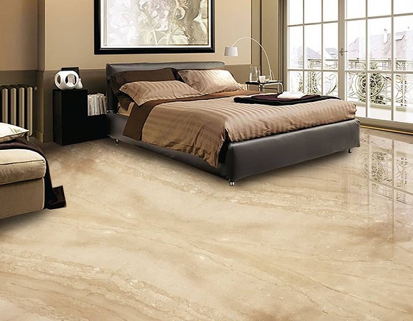 Bedroom Marble Flooring Design
